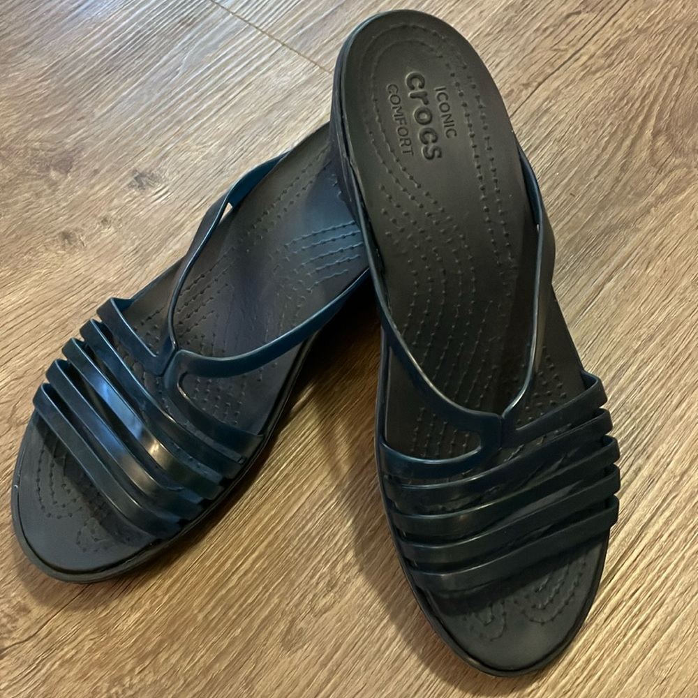 CROCS Black Women's Sandals